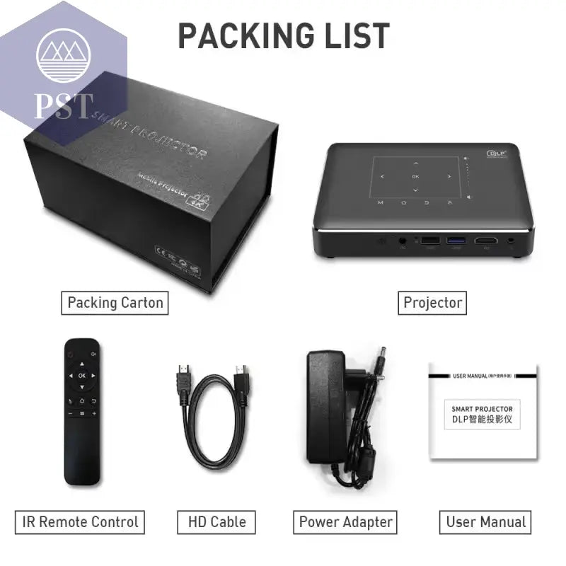 DLP P10 II 4K Mini Portable Projector Amlogic T972 Android 9.0 2.4G/5G Wifi Bluetooth 4.2 Home Theater Video Proyector PST PS Tradings  PST PS Tradings  PST PS Tradings DLP P10 II 4K Mini Portable Projector Amlogic T972 Android 9.0 2.4G/5G Wifi Bluetooth 4.2 Home Theater Video Proyector