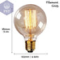 Edison Bulb E27 220V 40W ST64 A19 T45 G80 G95 G125 Incandescent Filament Bulb Lighting Retro Edison Light Bulb       PST PS Tradings