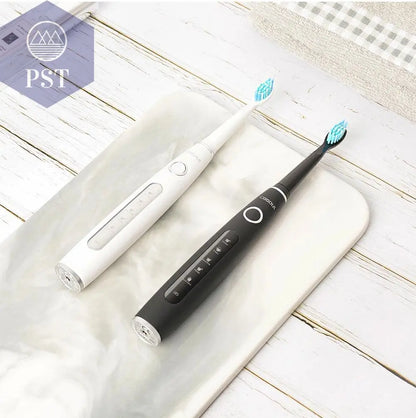 Electric Toothbrush Sonic Rechargeable Top Quality Smart Chip Toothbrush Head Replaceable Whitening Healthy Best Gift ! - PST PS Tradings