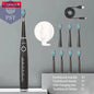 Electric Toothbrush Sonic Rechargeable Top Quality Smart Chip Toothbrush Head Replaceable Whitening Healthy Best Gift ! - PST PS Tradings