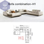 Elegantes Nordisches Ecksofa für Ihr Zuhause - PS Tradings Ecksofa 435cm-sofa-H1 PS Tradings