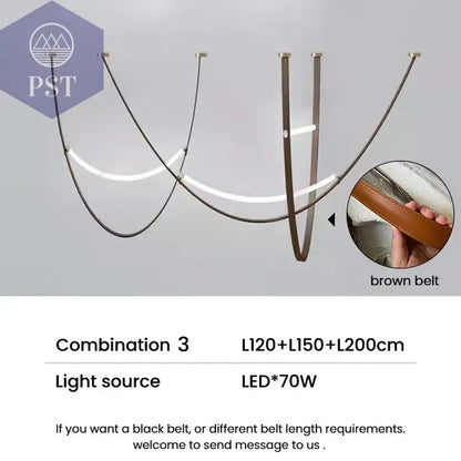 Exklusive LED Pendelleuchte 120-200 cm Design PST PS Tradings  PST PS Tradings Combination-3-Neutral-light PST PS Tradings