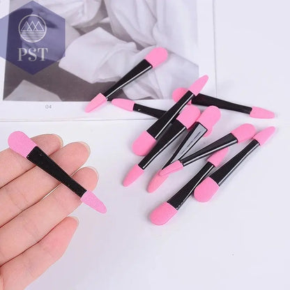 Eye Shadow Brushes Powder Brush Double Ended Eyeshadow Applicator Pro Sponge Eye Shadow Make Up Supplies PST PS Tradings  PST PS Tradings  PST PS Tradings Eye Shadow Brushes Powder Brush Double Ended Eyeshadow Applicator Pro Sponge Eye Shadow Make Up Supplies