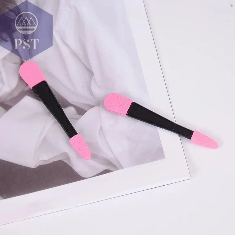 Eye Shadow Brushes Powder Brush Double Ended Eyeshadow Applicator Pro Sponge Eye Shadow Make Up Supplies PST PS Tradings  PST PS Tradings  PST PS Tradings Eye Shadow Brushes Powder Brush Double Ended Eyeshadow Applicator Pro Sponge Eye Shadow Make Up Supplies
