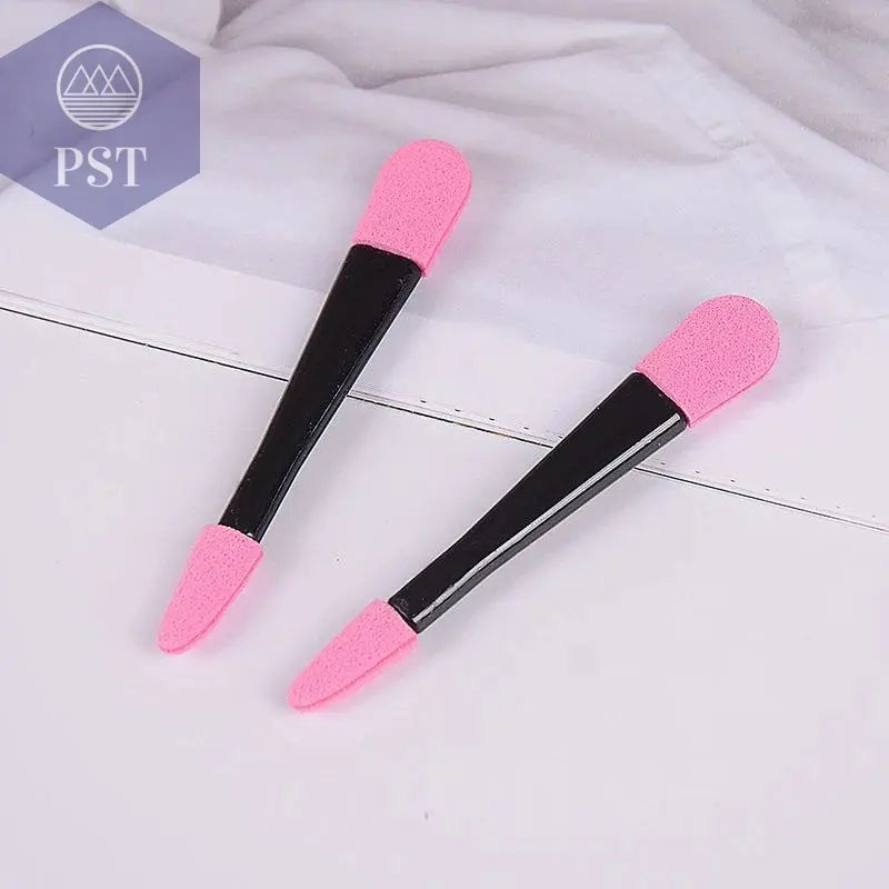 Eye Shadow Brushes Powder Brush Double Ended Eyeshadow Applicator Pro Sponge Eye Shadow Make Up Supplies PST PS Tradings  PST PS Tradings  PST PS Tradings Eye Shadow Brushes Powder Brush Double Ended Eyeshadow Applicator Pro Sponge Eye Shadow Make Up Supplies