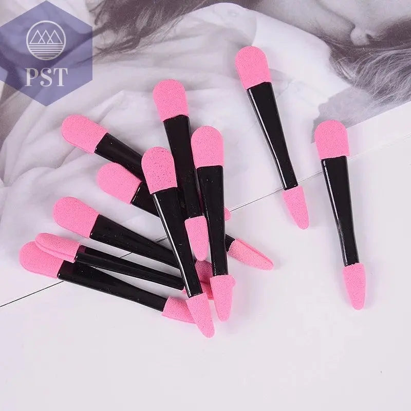 Eye Shadow Brushes Powder Brush Double Ended Eyeshadow Applicator Pro Sponge Eye Shadow Make Up Supplies PST PS Tradings  PST PS Tradings  PST PS Tradings Eye Shadow Brushes Powder Brush Double Ended Eyeshadow Applicator Pro Sponge Eye Shadow Make Up Supplies