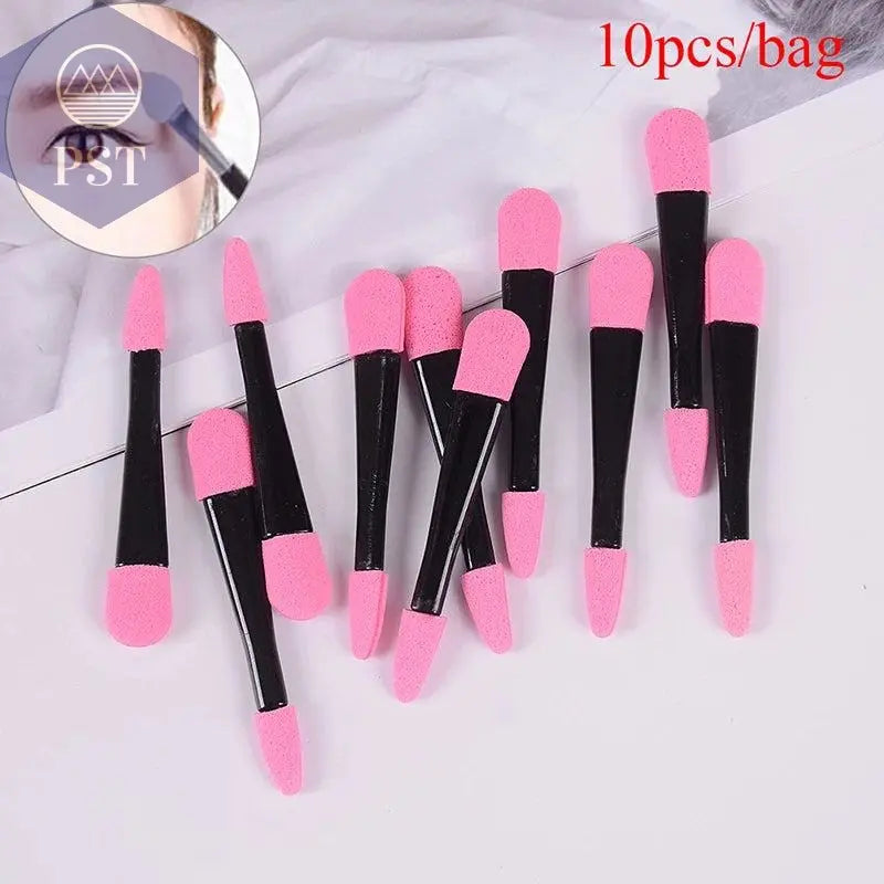 Eye Shadow Brushes Powder Brush Double Ended Eyeshadow Applicator Pro Sponge Eye Shadow Make Up Supplies PST PS Tradings  PST PS Tradings  PST PS Tradings Eye Shadow Brushes Powder Brush Double Ended Eyeshadow Applicator Pro Sponge Eye Shadow Make Up Supplies