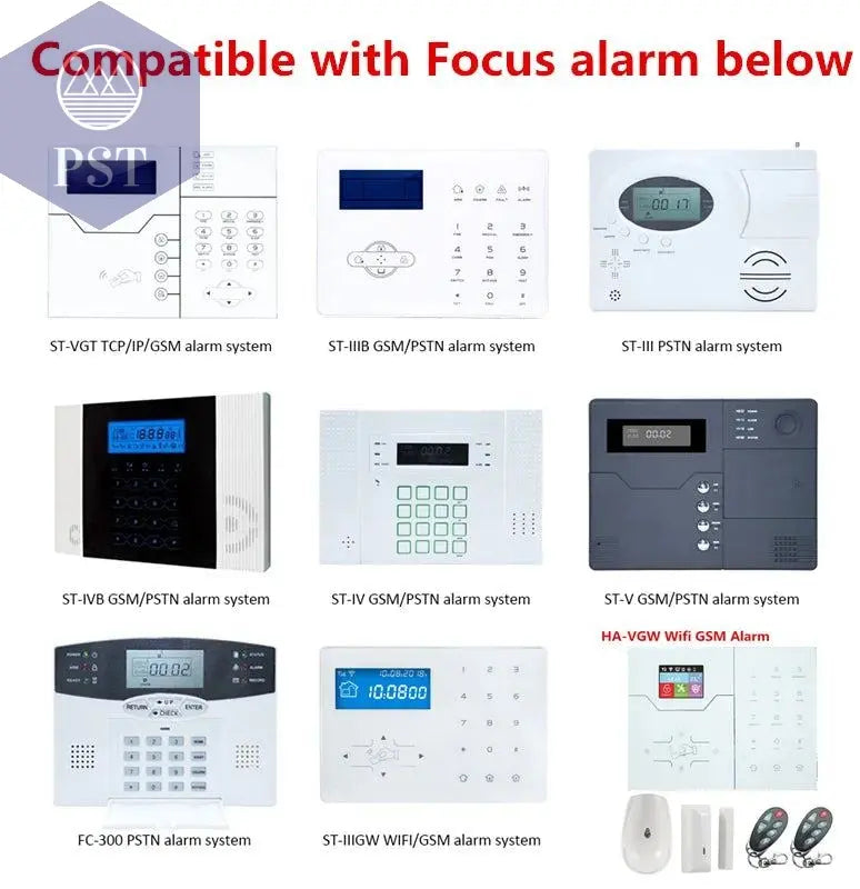 Focus 433Mhz or 868Mhz PB-403R Remote Control Arm Disarm Home Arm SOS 6 Key Function Wireless Alarm Remote Keyfob - PST PS Tradings