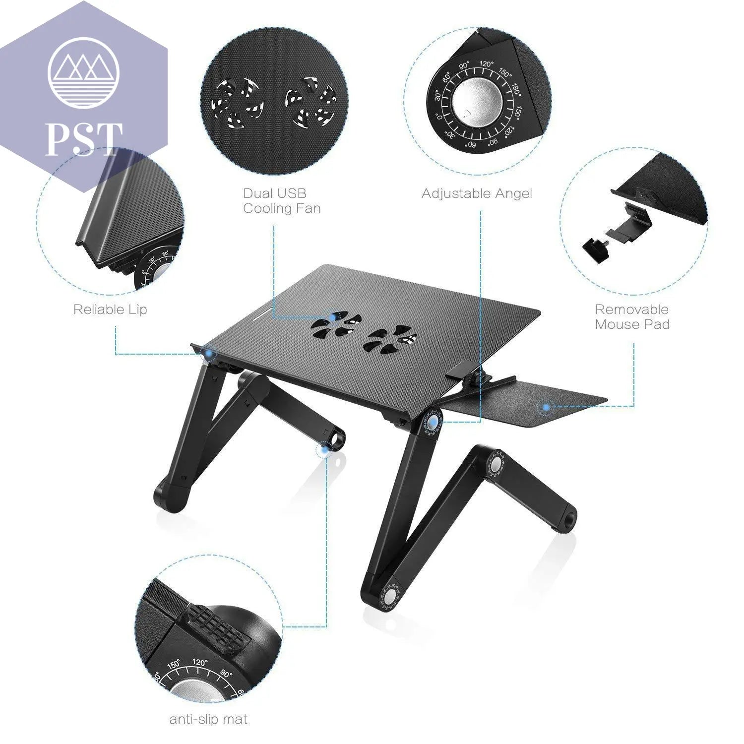 Folding-Computer-Desk-Notebook-Computer-Stable-With-Double-Fan-PST-PS-Tradings-132349363