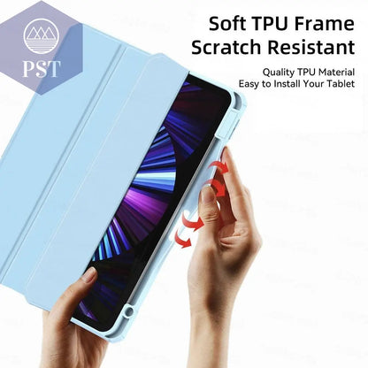 For iPad Air 5/4 10.9 Case 2021 Pro 11 Mini 6 8.3in 2019 10.2 7/8/9th Generation Case 2018 9.7 5/6th 2022 10th Cover - PST PS Tradings