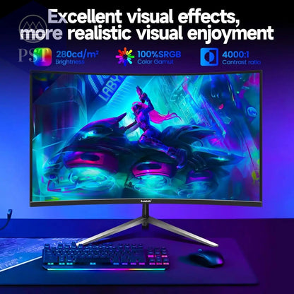 Gawfolk 32-Zoll-Gaming-Monitor Gebogen 1800R, 180 Hz Pc-Bildschirm Full HD 1080P, Rahmenlos 1500R Gebogenes Computerbildschirm PST PS Tradings  Gawfolk 32-Zoll-Gaming-Monitor Gebogen 1800R, 180 Hz Pc-Bildschirm Full HD 1080P, Rahmenlos 1500R Gebogenes Computerbildschirm