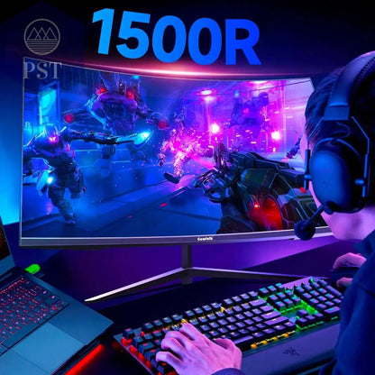 Gawfolk 32-Zoll-Gaming-Monitor Gebogen 1800R, 180 Hz Pc-Bildschirm Full HD 1080P, Rahmenlos 1500R Gebogenes Computerbildschirm PST PS Tradings  Gawfolk 32-Zoll-Gaming-Monitor Gebogen 1800R, 180 Hz Pc-Bildschirm Full HD 1080P, Rahmenlos 1500R Gebogenes Computerbildschirm