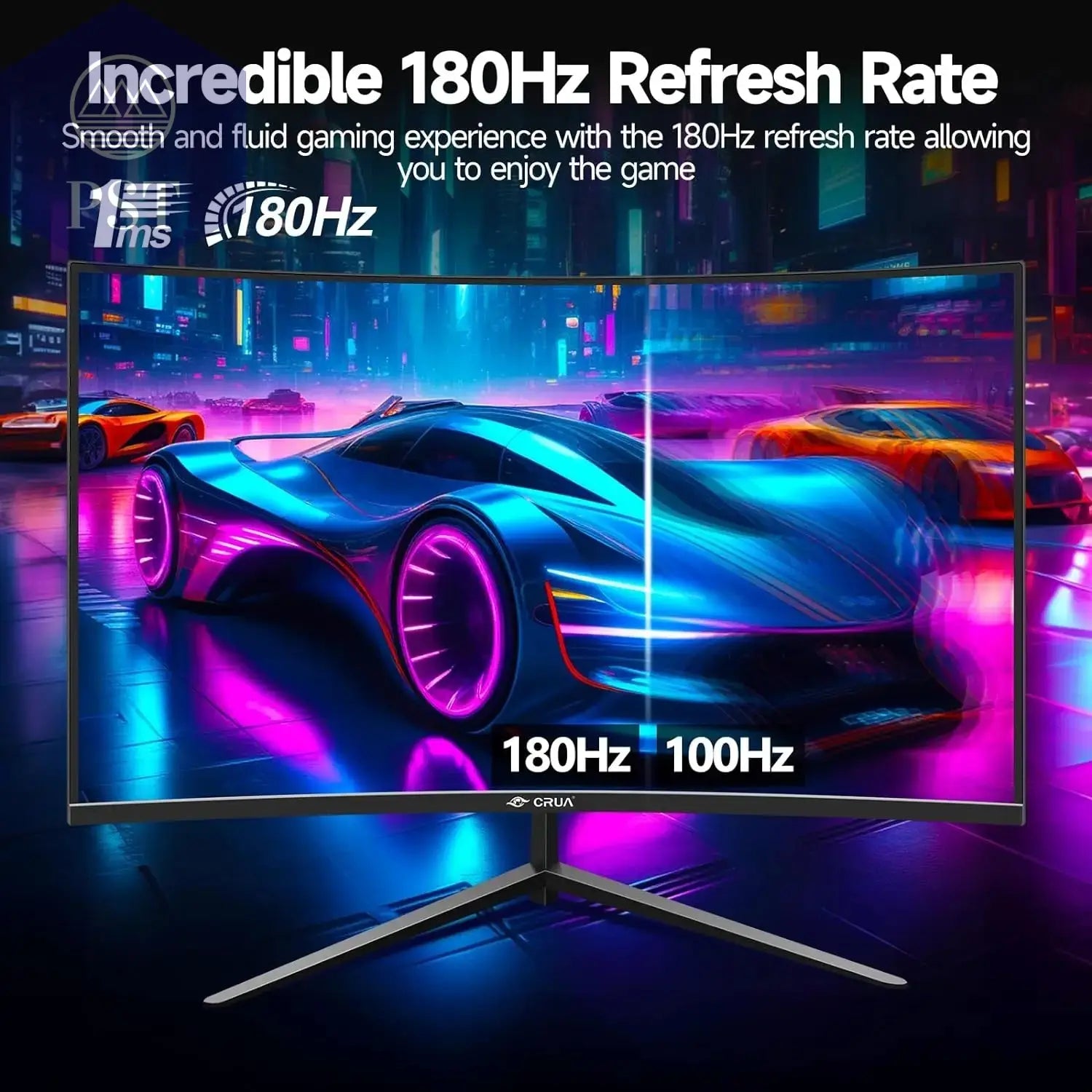 Gawfolk 32-Zoll-Gaming-Monitor Gebogen 1800R, 180 Hz Pc-Bildschirm Full HD 1080P, Rahmenlos 1500R Gebogenes Computerbildschirm PST PS Tradings  Gawfolk 32-Zoll-Gaming-Monitor Gebogen 1800R, 180 Hz Pc-Bildschirm Full HD 1080P, Rahmenlos 1500R Gebogenes Computerbildschirm