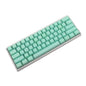 White Black Gray Green Blank Thick PBT OEM Profile 62 Key ISO 61 ANSI Keycaps For MX Switches Mechanical Keyboard (Only Keycap) - Property & Safety Tradings