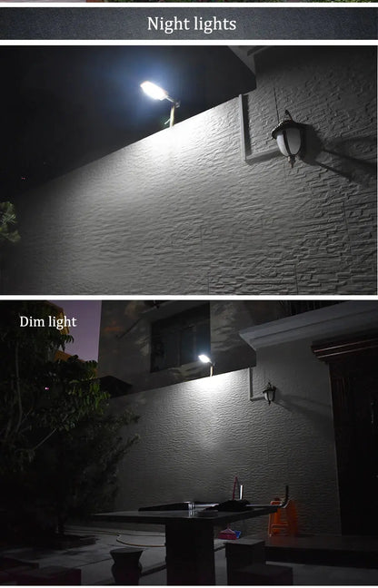 900lm Led Solar Licht Im Freien Wasserdichte Beleuchtung Für Garten Wand 48 leds Vier Modi Drehbare Pol Solar Lampe Neueste       PST PS Tradings