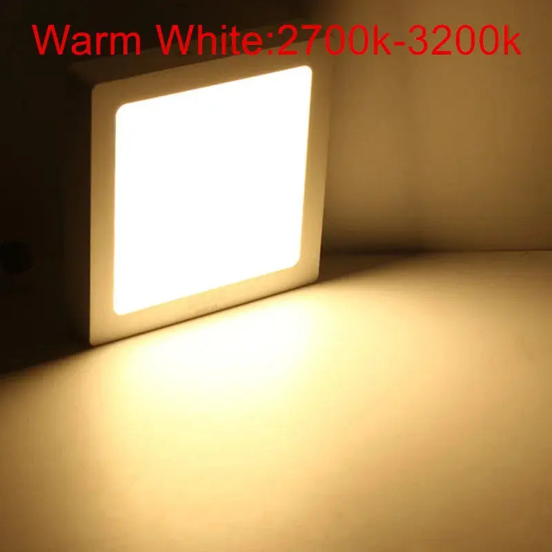 Oberfläche LED Quadratische Decken Licht 9W 15W 25W LED-Panel Licht Unten Licht mit fahrer AC85-265V AC110V/220V LED Innen Licht       PST PS Tradings