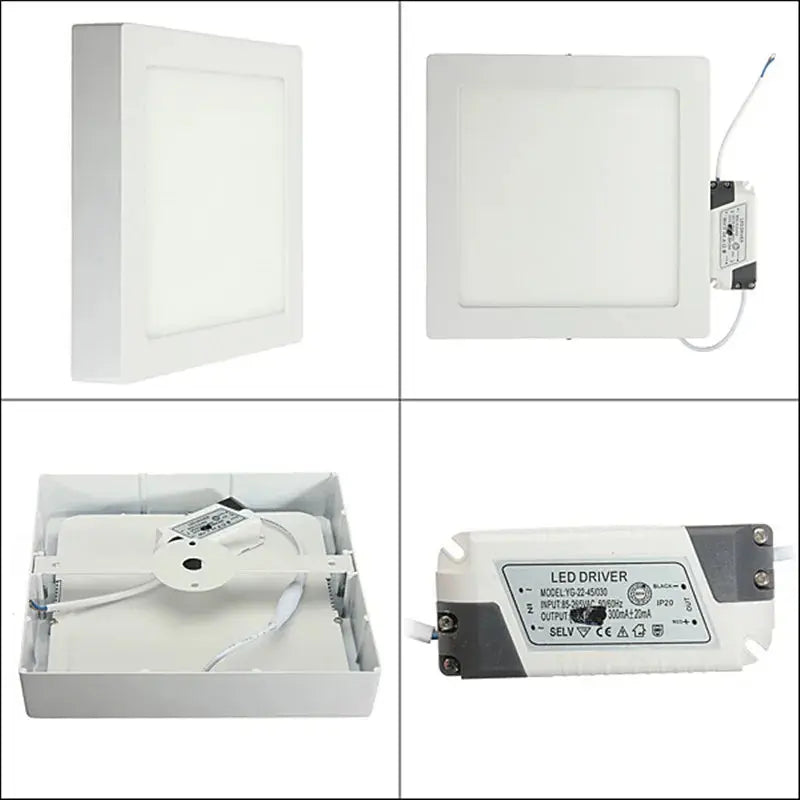 Oberfläche LED Quadratische Decken Licht 9W 15W 25W LED-Panel Licht Unten Licht mit fahrer AC85-265V AC110V/220V LED Innen Licht       PST PS Tradings
