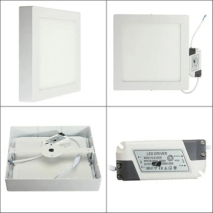 Oberfläche LED Quadratische Decken Licht 9W 15W 25W LED-Panel Licht Unten Licht mit fahrer AC85-265V AC110V/220V LED Innen Licht       PST PS Tradings