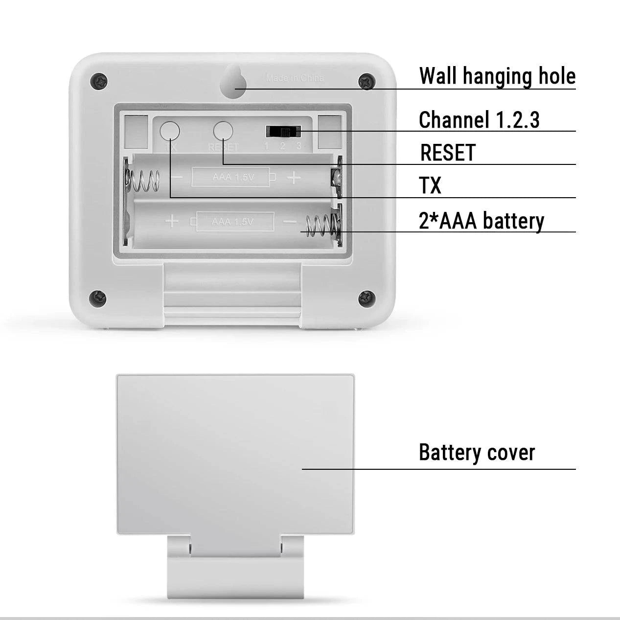 ThermoPro TP60C 60M Wireless Digital Indoor Outdoor Thermometer Hygrometer Weather Station For Home - Property & Safety Tradings