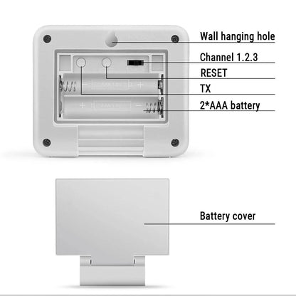 ThermoPro TP60C 60M Wireless Digital Indoor Outdoor Thermometer Hygrometer Weather Station For Home - Property & Safety Tradings