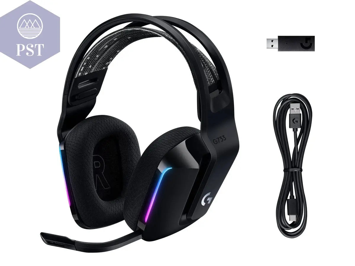 LOGITECH G G733 LIGHTSPEED Wireless RGB Gaming Headset Headset full size 2.4 GHz wireless PST PS Tradings Kopfhörer PST PS Tradings  PST PS Tradings