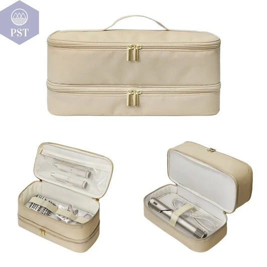 Large Capacity Hair Dryer Storage Case Double-LayerWaterproof Make-up Brush Storage Bag Hair Curler Bagfor Shark Flexstyle - PST PS Tradings