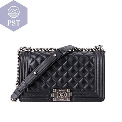 Leather one-shoulder diagonal colorful chain bag  Handtasche bag Shopper     PST PS Tradings