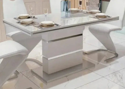 Luxuriöser Design Esstisch Marmor Gold PST PS Tradings Esstisch Esstisch