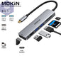 MOKiN USB-C Dockingstation für MacBook & iPad PST PS Tradings  PST PS Tradings 6-in-1-Russian-Federation PST PS Tradings