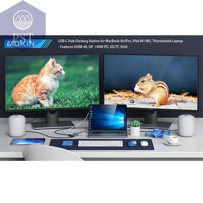 MOKiN USB-C Dockingstation für MacBook & iPad PST PS Tradings  PST PS Tradings  PST PS Tradings