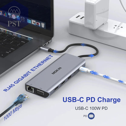 MOKiN USB-C Dockingstation für MacBook & iPad PST PS Tradings  PST PS Tradings  PST PS Tradings