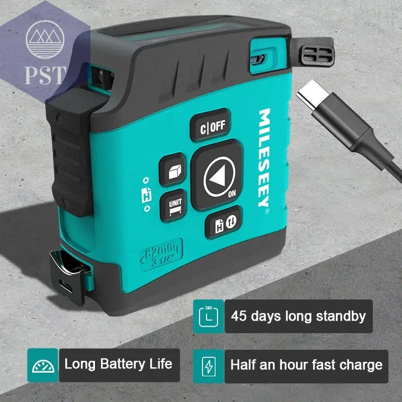 Mileseey Tragbare Laser-distanzmessgerät 60 M Laser-entfernungsmesser high-präzision Digitale trena laser band palette finder messen werkzeug  Tools - Hand Tools - Industrial Tweezers     PST PS Tradings