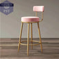 Moderne Einfachheit nordischen Barhocker ins Licht Luxus Bar stuhl Design Hocker nach Hause mit Rückenlehne Leders essel Theke Arbeits hocker       PST PS Tradings