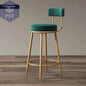 Moderne Einfachheit nordischen Barhocker ins Licht Luxus Bar stuhl Design Hocker nach Hause mit Rückenlehne Leders essel Theke Arbeits hocker       PST PS Tradings