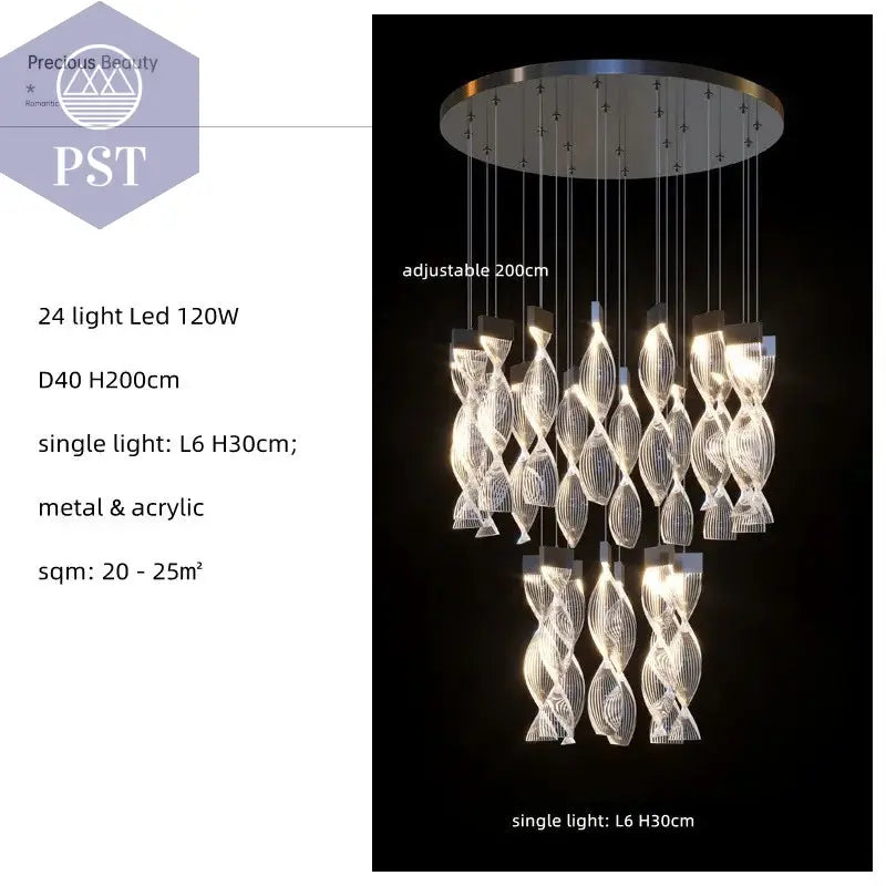 Moderne Kronleuchter dimmbare LED Pendelleuchter Design Leuchter PST PS Tradings Pendelleuchte PST PS Tradings  PST PS Tradings Moderne Kronleuchter dimmbare LED Pendelleuchter Design Leuchter Pendelleuchte