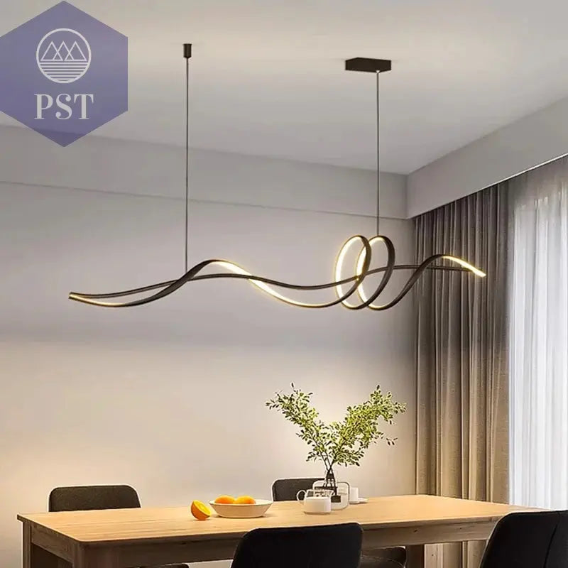 Moderne Pendelleuchte LED Esstischlampe Deckenleuchter 160cm PST PS Tradings Pendelleuchte PST PS Tradings  PST PS Tradings