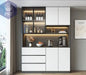 Moderne Wohnzimmerschrank mit Glastüren PST PS Tradings  PST PS Tradings 160x40x220cm-F PST PS Tradings