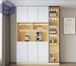 Moderne Wohnzimmerschrank mit Glastüren PST PS Tradings  PST PS Tradings 160x40x220cm-Style2 PST PS Tradings