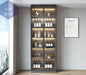Moderne Wohnzimmerschrank mit Glastüren PST PS Tradings  PST PS Tradings 80x40x220cm-C PST PS Tradings