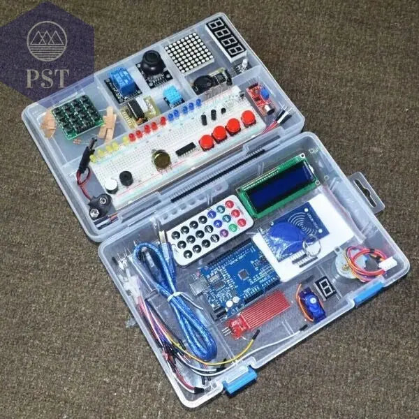 NEUESTE RFID-Starterkit für Arduino UNO R3. Verbesserte Version von Learning Suite mit Einzelhandelsverpackung PST PS Tradings  PST PS Tradings Large-plastic-box PST PS Tradings