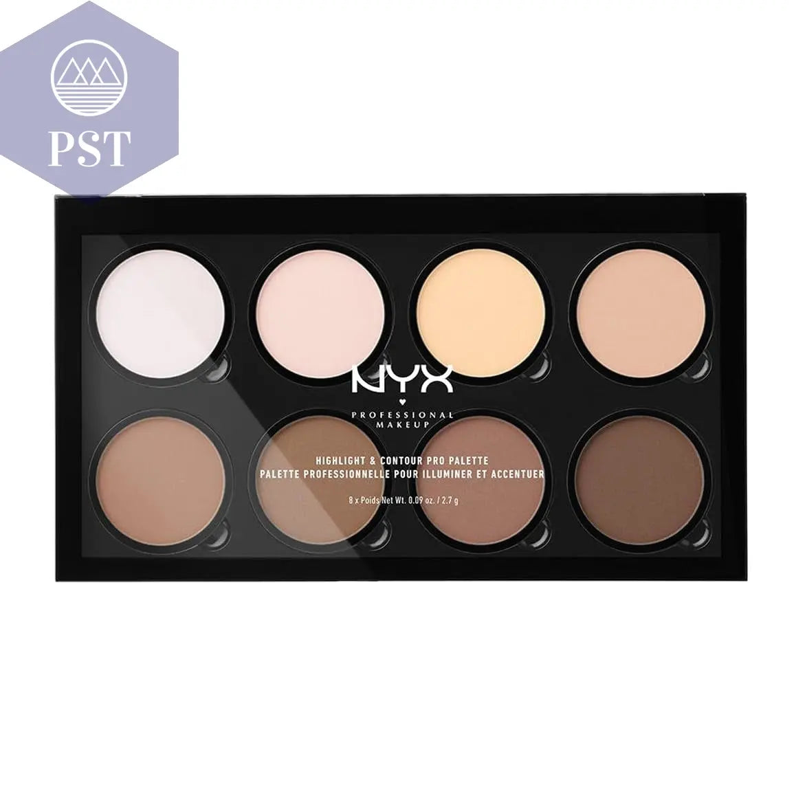 NYX Professional Makeup Highlight & Contour Pro Palette, Puder Konturen Kit, 8 Verblendbare Matte Und Perlmutttöne PST PS Tradings  PST PS Tradings Farbtöne-Zum-Konturieren-Hervorheben-Und-Möglicher PST PS Tradings NYX Professional Makeup Highlight & Contour Pro Palette, Puder Konturen Kit, 8 Verblendbare Matte Und Perlmutttöne