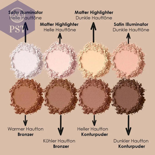NYX Professional Makeup Highlight & Contour Pro Palette, Puder Konturen Kit, 8 Verblendbare Matte Und Perlmutttöne PST PS Tradings  PST PS Tradings  PST PS Tradings NYX Professional Makeup Highlight & Contour Pro Palette, Puder Konturen Kit, 8 Verblendbare Matte Und Perlmutttöne