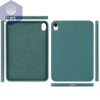 Original Liquid Silicone Case for Apple Ipad Pro 11 12 9'' 2020 2022 Air 5/4 Solid Cover for Ipad Mini 6 10 2 7/8/9th Generation - PST PS Tradings