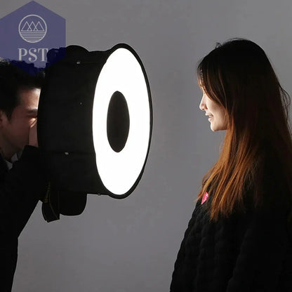 PULUZ 45cm Ring Softbox Speedlight Round Style Flash Light  Photography Shoot Soft box Foldable Soft Flash Light Diffuser       PST PS Tradings