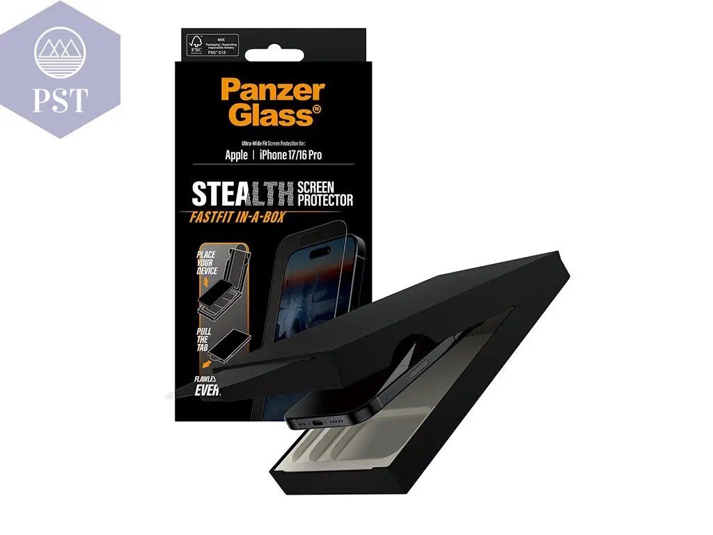 PanzerGlass Stealth Screen FastFit PST PS Tradings Displayschutz iPhone AirDisplayschutz