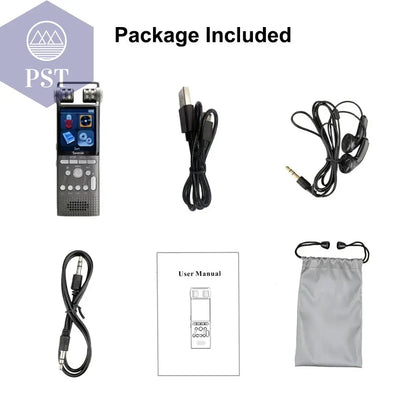 Professional Voice Activated Digital Audio Recorder 16GB 8GB USB Pen Non-Stop 100hr Recording PCM 1536Kbps External Microphone  Audio Recorder     PST PS Tradings