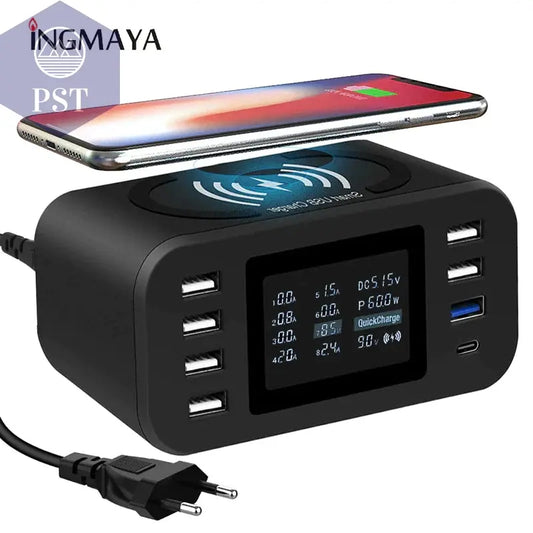 Qi Wireless Charger Quick Charge 3.0 Fast Charging Station 60W for Samsung S9 S8 Mi Nexus LG Sony Moto Nokia QC3.0 Power Adapter PST PS Tradings  PST PS Tradings  PST PS Tradings Qi Wireless Charger Quick Charge 3.0 Fast Charging Station 60W for Samsung S9 S8 Mi Nexus LG Sony Moto Nokia QC3.0 Power Adapter