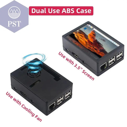 Raspberry Pi 3.5 Touch Screen 480*320 LCD TFT Display Optional ABS Metal Case Cooling Fan for Raspberry Pi 4 Model B or 3B+ 3B - PST PS Tradings