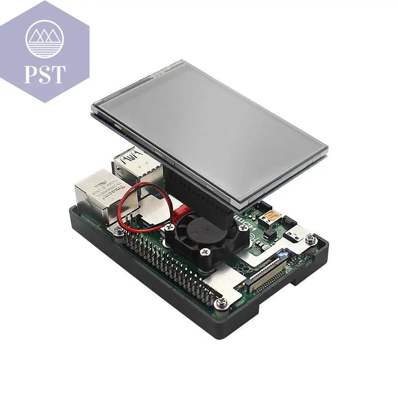 Raspberry Pi 3.5 Touch Screen 480*320 LCD TFT Display Optional ABS Metal Case Cooling Fan for Raspberry Pi 4 Model B or 3B+ 3B - PST PS Tradings
