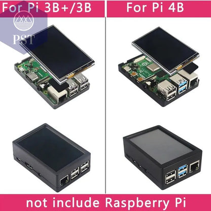 Raspberry Pi 3.5 Touch Screen 480*320 LCD TFT Display Optional ABS Metal Case Cooling Fan for Raspberry Pi 4 Model B or 3B+ 3B - PST PS Tradings